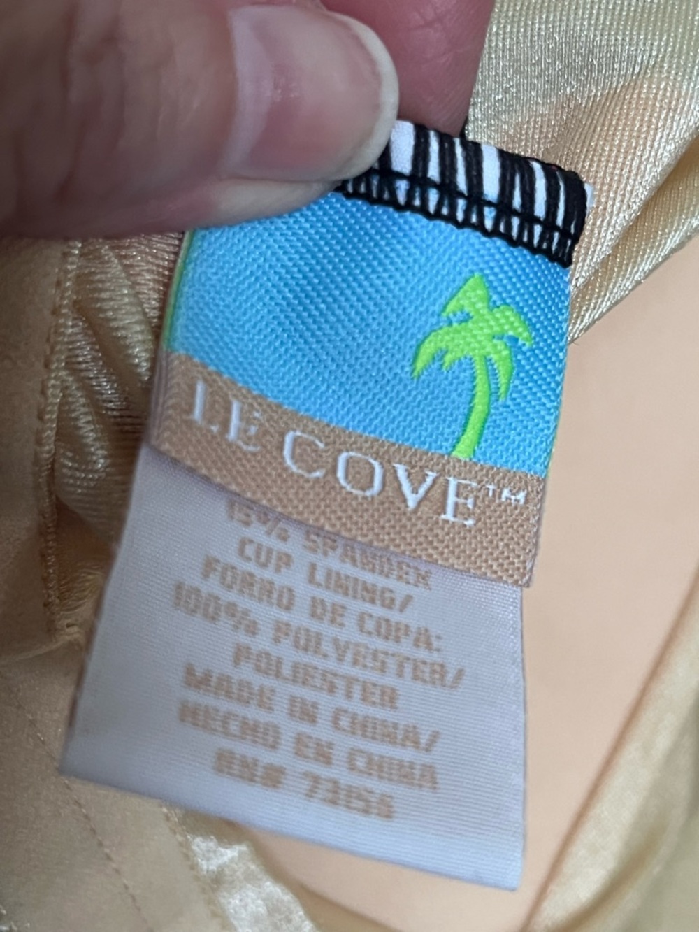 Le Cove NWT Women's 12 Swimdress Pink/Orange Floral on Black - Picture 5 of 7